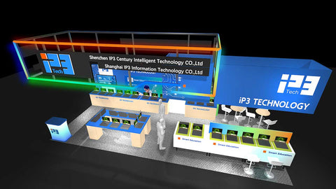 Reserved Services : Custom Exhibition Booth: SKTDEPOT LMMC 13X33 with TV, Display Mount Wall, Wooden Display Stand, Table Top and Hanging Signs