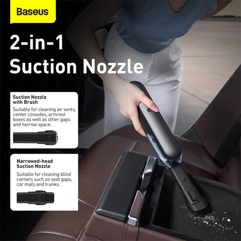 Baseus 4000Pa Car Vacuum Cleaner A1 Wireless Vacuum for Automotive Home PC Cleaning Mini Portable Handheld Auto Vacuum Cleaner