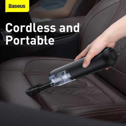 Baseus 4000Pa Car Vacuum Cleaner A1 Wireless Vacuum for Automotive Home PC Cleaning Mini Portable Handheld Auto Vacuum Cleaner