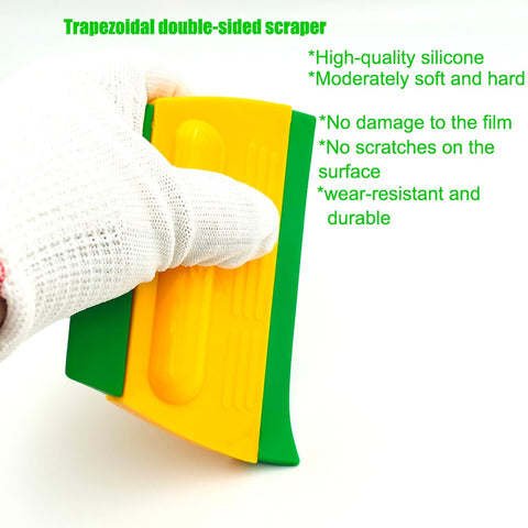 TOFAR Soft Rubber PPF Squeegee for Vinyl Wrap Car Paint Protection Film Install Scraper Window Tint Tool Auto Clean Accessories