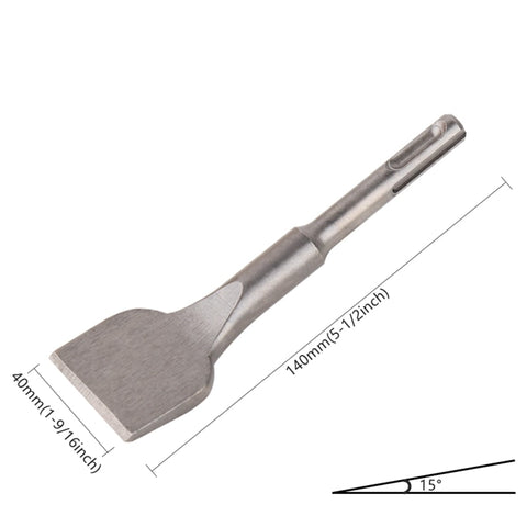 Free Shipping SDS PLUS Shank Electric Hammer Masonry Point Groove Flat Chisel Drill Bit For Tile Cement Concrete Brick Stone