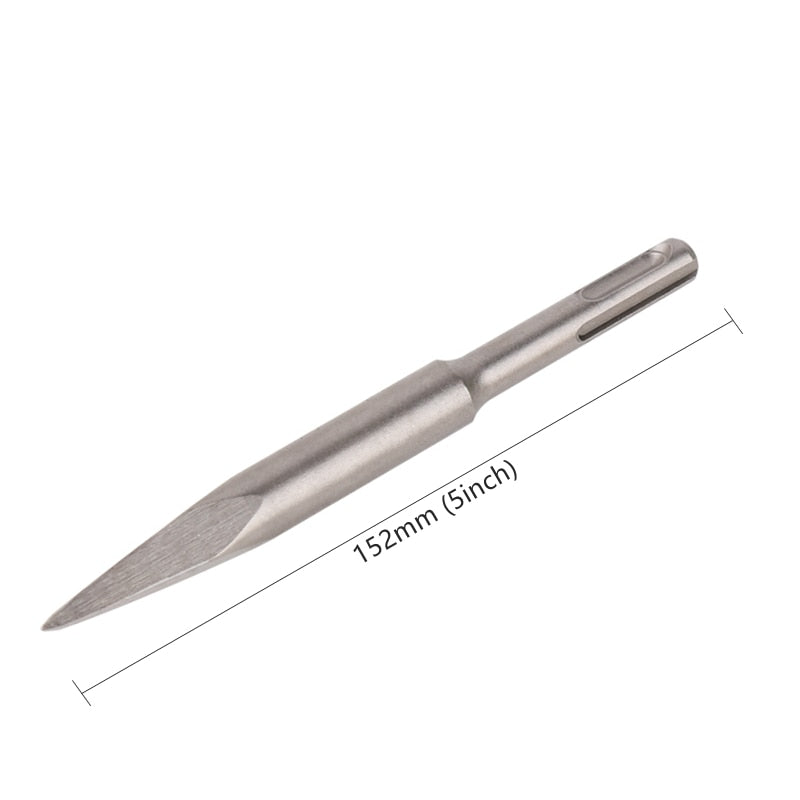 Free Shipping SDS PLUS Shank Electric Hammer Masonry Point Groove Flat Chisel Drill Bit For Tile Cement Concrete Brick Stone