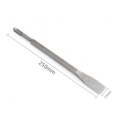 SDS PLUS Chisels Set 1PC 250mm  Electric Hammer Drill Bit Point Groove Gouge Flat Chisel Break Concrete Brick Wall Drilling