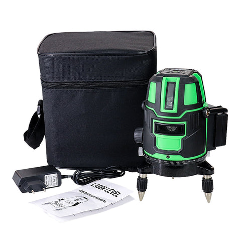 2/3/5 Cross Lines Laser Level Self-Leveling Horizontal And Vertical 360 Rotatable Indoor Outdoor Powerful Green Laser Beam Lines