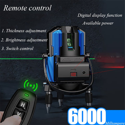 360 Rotating Automatic Leveling Laser Level Construction Tool Optical Instrument 2/3/5 Line Super Light Laser Measuring Tool