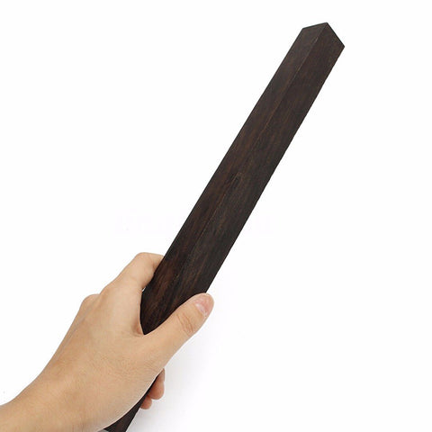 New 30*2.5*2.5cm Black Ebony Lumber Gabon Handle Blank For Musical Instruments