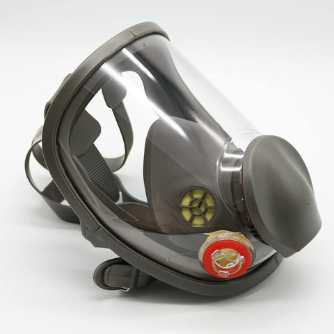 6800 Dust/Gas Mask With Filters&Cottons Full Face Respirator For Spray Paint Coating Chemical Industry Welding Anti-Fog Reusable