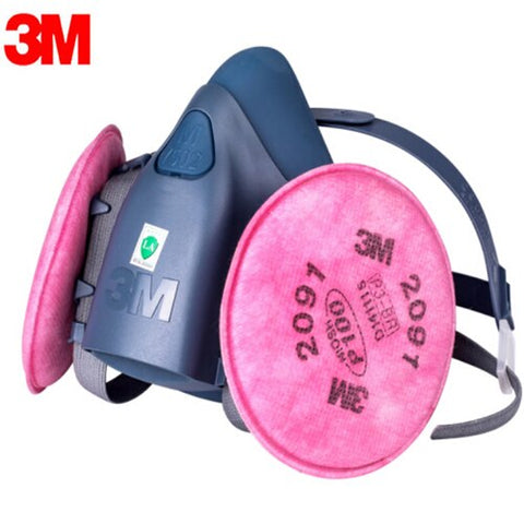 3M 7502 2091 P100 Industry Work Mask 7 In 1 Suit Paint Dust Mask Respirator Spray Dust Respirator Fliters
