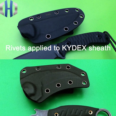 K Sheath Special Stomata Nail Scabbard Manufacturing KYDEX Scabbard Gas Eye Buckle Leather Rivet Punching Installation Tool