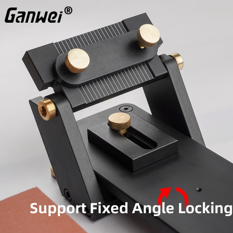 Fixed Angle Whetstone Set Grinding Frame Tool Sharpening Polishing Stone Sharpener for Woodworking Carving Chisel Knife