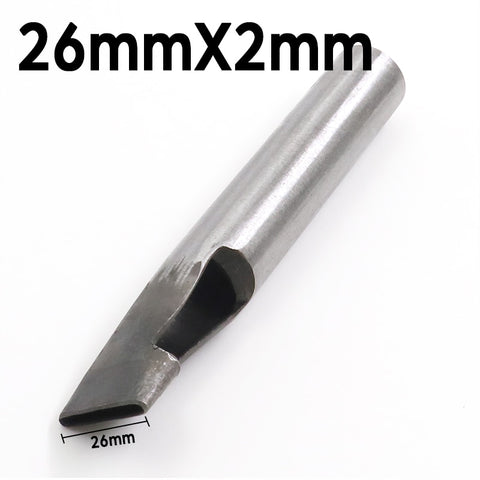 2mm*3/4/5/6/7/8/9/10/11/12mm DIY Drilling Bit Leather Craft Puncher Flat Hole Punch Maker Cutter Chisel Tool Set