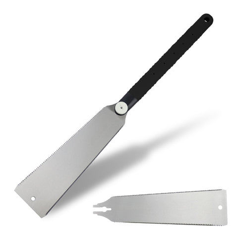 Japanese-style Wood Saw 3-edge Teeth Hand Saw Flexible Blade Razor Pull Saw For Tenon Wood Bamboo Plastic Fine Cutting