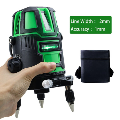 2/3/5 Cross Lines Laser Level Self-Leveling Horizontal And Vertical 360 Rotatable Indoor Outdoor Powerful Green Laser Beam Lines