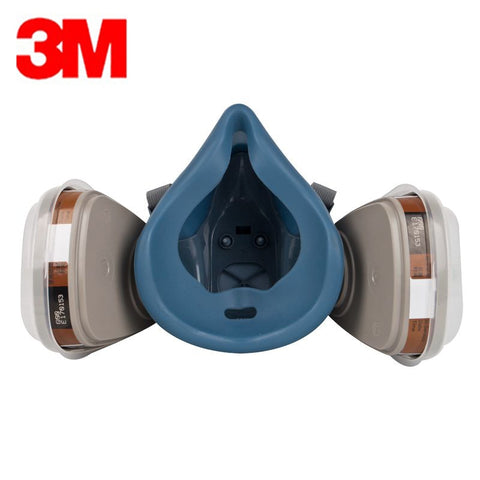 18 in 1 3M 7502 Half Face Safety Respirator Gas Mask With 3M 1621 Goggles Painting Spraying Industry Anti Dust Mask