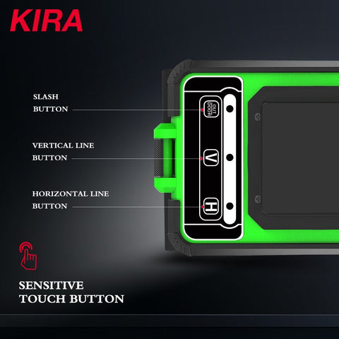 KIRA 16 Lines 4D Laser Level green line Self-Leveling 360 Horizontal And Vertical Super Powerful Laser level green Beam laser le