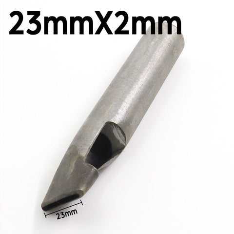 2mm*3/4/5/6/7/8/9/10/11/12mm DIY Drilling Bit Leather Craft Puncher Flat Hole Punch Maker Cutter Chisel Tool Set