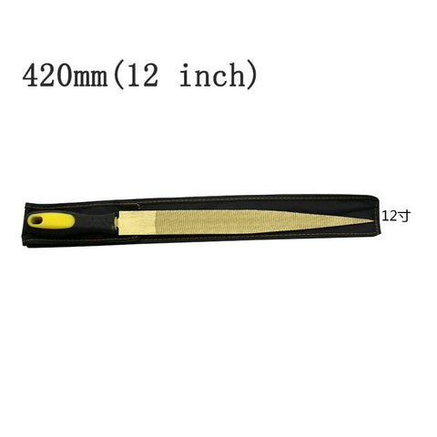 High quality Single grain woodworking gold file mahogany hardwood hand cutter wood carving fine teeth