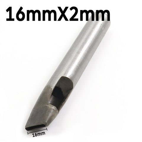 2mm*3/4/5/6/7/8/9/10/11/12mm DIY Drilling Bit Leather Craft Puncher Flat Hole Punch Maker Cutter Chisel Tool Set