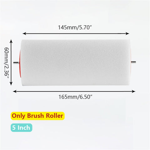Roller And Patterned Paint Machine Wall Tools 5" Rubber Roller Brush Tool Set 3D Pattern Wallpaper Room Decor Painting Machine