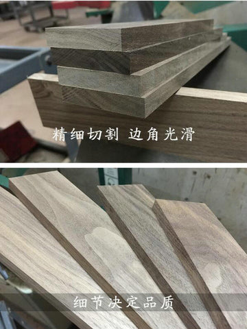 HQ TB1 DIY Knife Handle Material Timber Log Rare Wood Block 0.6-1CM Thin African Black Walnut Wood Lumber for Craft Hobby Tool