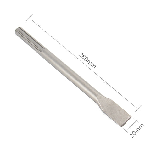 SDS MAX Chisel Set 1PC 280mm Electric Hammer Drill Bit Point Groove Gouge Flat Chisel Break Concrete Brick Wall Drilling Masonry
