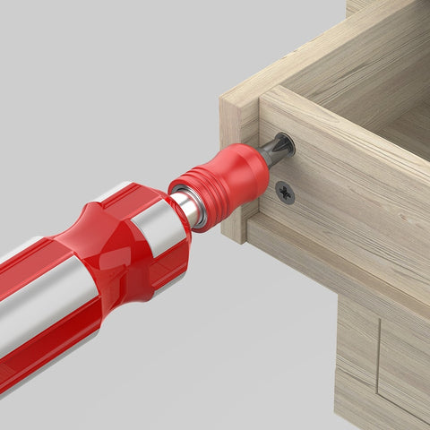 Magnetic Screwdriver Handle Ratchet Wrench Screw Socket Driver 1/4" or 4MM Hex Shank S2 Hand Tools Set