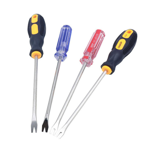 Car Door Interior Trim Clip Screwdriver Nail Puller Panel Upholstery Fastener Clip Remover Woodworking Lifting Tire Repair Tools