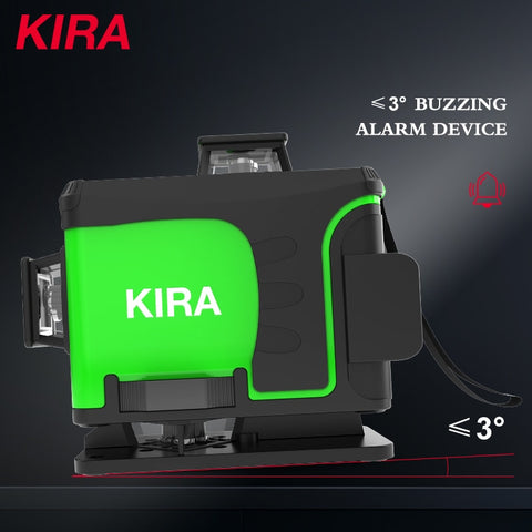 KIRA 16 Lines 4D Laser Level green line Self-Leveling 360 Horizontal And Vertical Super Powerful Laser level green Beam laser le