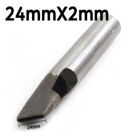 2mm*3/4/5/6/7/8/9/10/11/12mm DIY Drilling Bit Leather Craft Puncher Flat Hole Punch Maker Cutter Chisel Tool Set