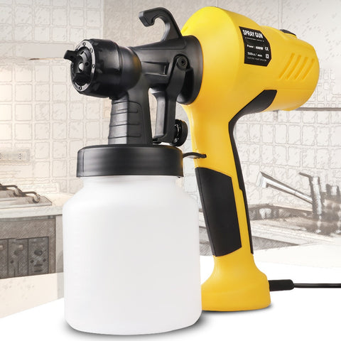 400W 22000RPM Electric Plastic Paint Sprayer Adjustable Detachable Home Wall Airbrush Latex Paint Spraying Machine