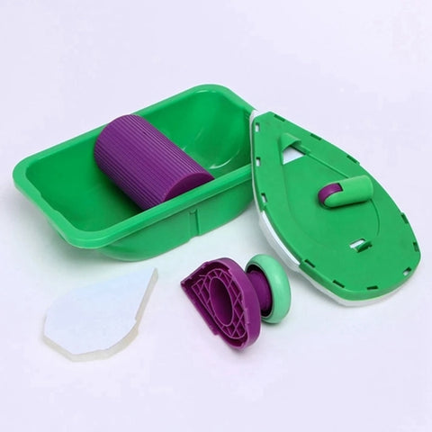 Paint Roller Tray Sponge Pads Kits Household Painting Brush Wall Decorative Hand Tools Home Room Diy Hand Tool Set