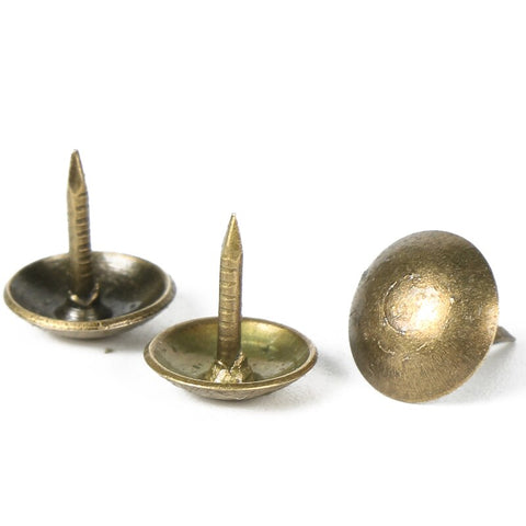 Pushpin Doornail Hardware Antique Bronze Decorative Upholstery Nail Jewelry Gift Box Sofa Decorative Tacks Stud 100pcs 7x11mm