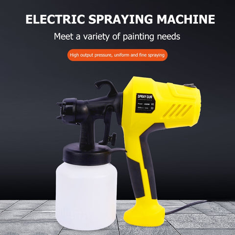 400W 22000RPM Electric Plastic Paint Sprayer Adjustable Detachable Home Wall Airbrush Latex Paint Spraying Machine