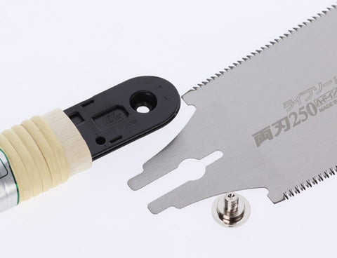 Double-sided saw Three-speed quickly saw Z-saw Carpenters Woodworking can Horizontal and vertical Made in Japan S-250