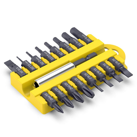 Magnetic Screwdriver Handle Ratchet Wrench Screw Socket Driver 1/4" or 4MM Hex Shank S2 Hand Tools Set
