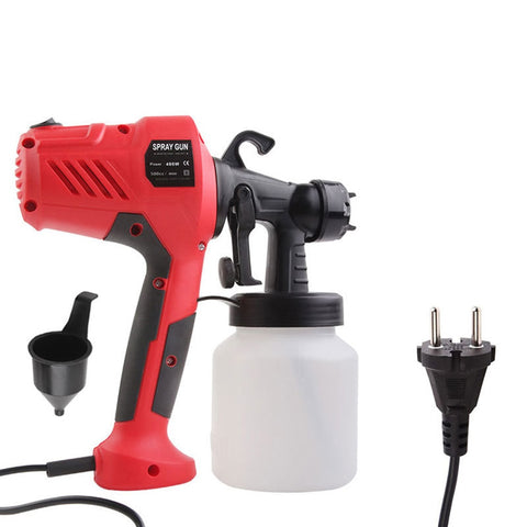 400W 22000RPM Electric Plastic Paint Sprayer Adjustable Detachable Home Wall Airbrush Latex Paint Spraying Machine
