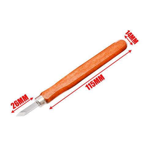 12pcs DIY  Woodcut Knife Sculpture Wood Carving Tools Woodworking Hobby Arts Crafts Cutter Graver Sculpt Pottery Ceramic Clay