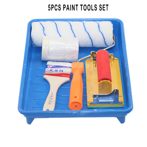 2/3/5pcs Paint Tools Roller Painting Brushes Set 10 inch Craft Paint Foam Tray Water Wool Household Use Wall Decorative DIY
