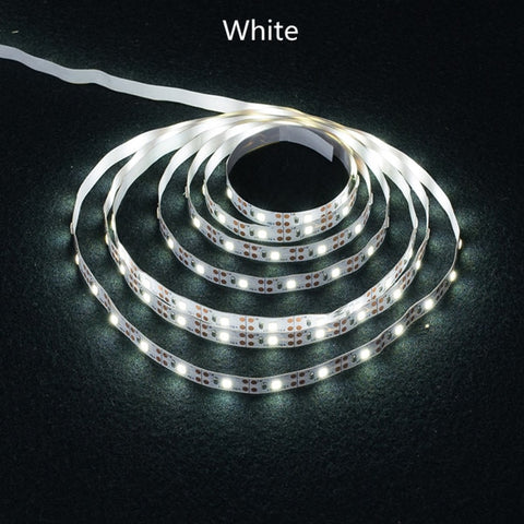 3AA Battery Power Led Strip Light SMD2835 50cm 1M 2M 3M 4M 5M Flexible Lighting Ribbon Tape White/Warm White Strip Backlight