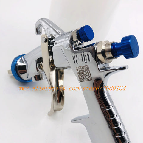 Paint Gun W101 Air Spray Gun Hand Manual Spray Gun 1.3/1.5/1.8mm Japan Quality W-101 Paint Sprayer 400CC Plastic Tank Airbrush