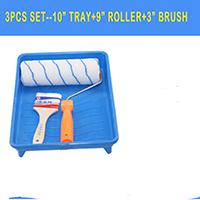 2/3/5pcs Paint Tools Roller Painting Brushes Set 10 inch Craft Paint Foam Tray Water Wool Household Use Wall Decorative DIY