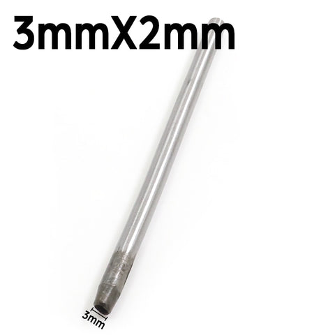 2mm*3/4/5/6/7/8/9/10/11/12mm DIY Drilling Bit Leather Craft Puncher Flat Hole Punch Maker Cutter Chisel Tool Set