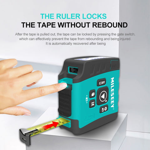 Mileseey DT20 3-in-1 Laser tape measure азерная рулетка Smart Digital display trena laser Measuring tape with Bluetooth