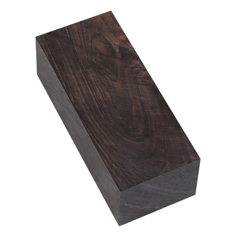 4.72x1.57x1.96 inch Rare Block Ebony Lumber Material Blank Wood Carving for Music Instruments