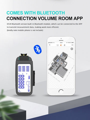 Mileseey DT20 3-in-1 Laser tape measure азерная рулетка Smart Digital display trena laser Measuring tape with Bluetooth