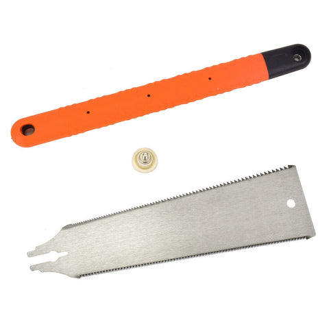 Ryoba Pull Saw Steel Teeth For Woodworking Hand Tool Bast Handle Durable Hand Flush Cut Ryoba Pull Spring Steel