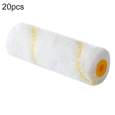 20Pcs 4inch Home Wall Decoration Pattern Painting Brush Paint Roller Cover Tool