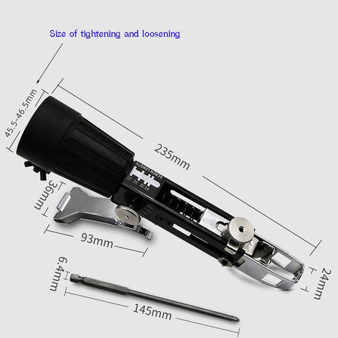 Auto Chain Screw Nail Gun Adapter for Electric Drill Woodworking Tool Cordless Power Drill