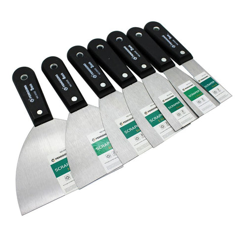 4/7pcs Putty Knife Set 1&quot;1.5&quot; 2&quot; 2.5&quot; 3&quot; 4&quot; 5&quot; Putty Knife Paint Putty Knife Scraper Blade Putty Knife Tool Bag