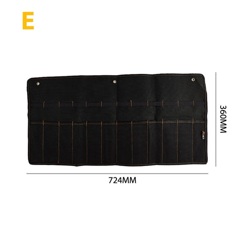 Chisel Carrying Case Canvas Pocket Tool Roll Holder Wrench Pouch 4 Pockets Organizer For Knife Hammers Gouges Carpenter